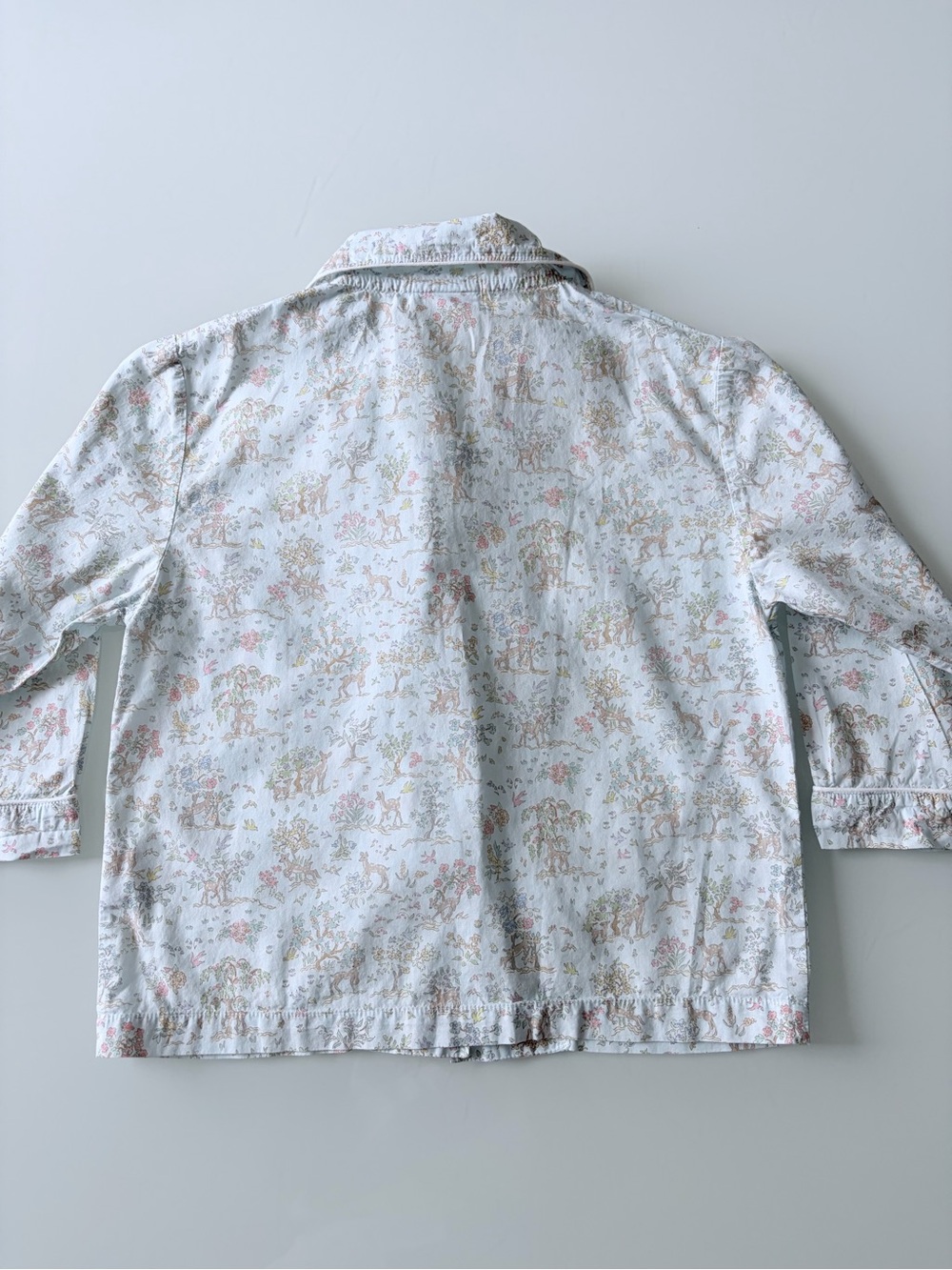 Trotters London Girls Floral Cream Pajama Set Sz 4/5 - Picture 5 of 12